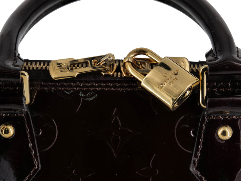Louis Vuitton Amarante Vernis PM Alma Top Handle – Mine & Yours