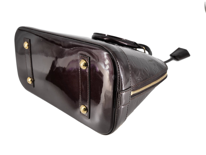Louis Vuitton Amarante Monogram Vernis Alma PM Bag – Sheer Room