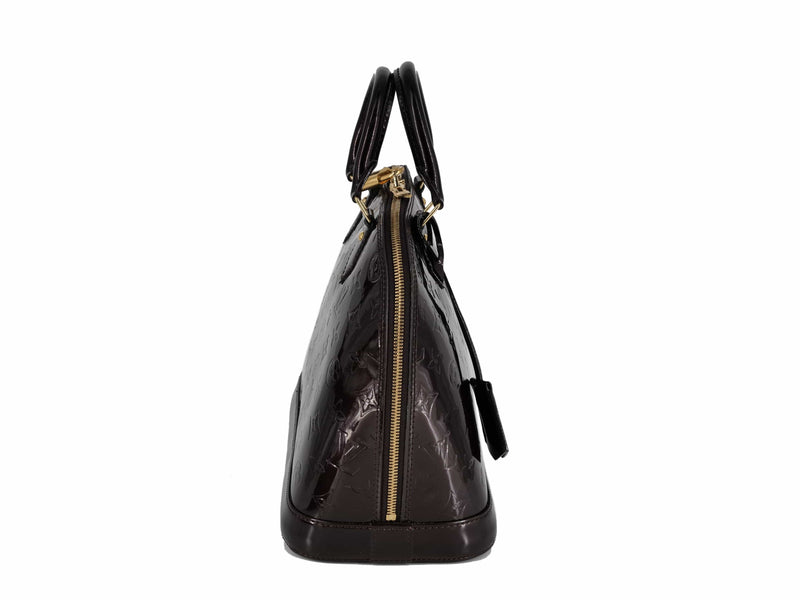 Louis Vuitton Amarante Monogram Vernis Alma PM Bag – The Closet