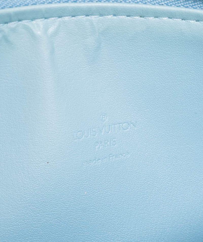 Louis Vuitton, Bags, Louis Vuitton Blue Monogram Vernis Bedford Bag