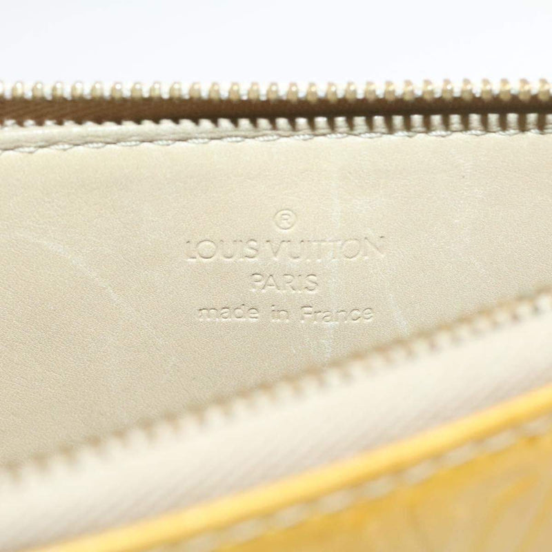 Louis Vuitton LOUIS VUITTON Monogram Vernis Lexington Pouch Beige TH0978