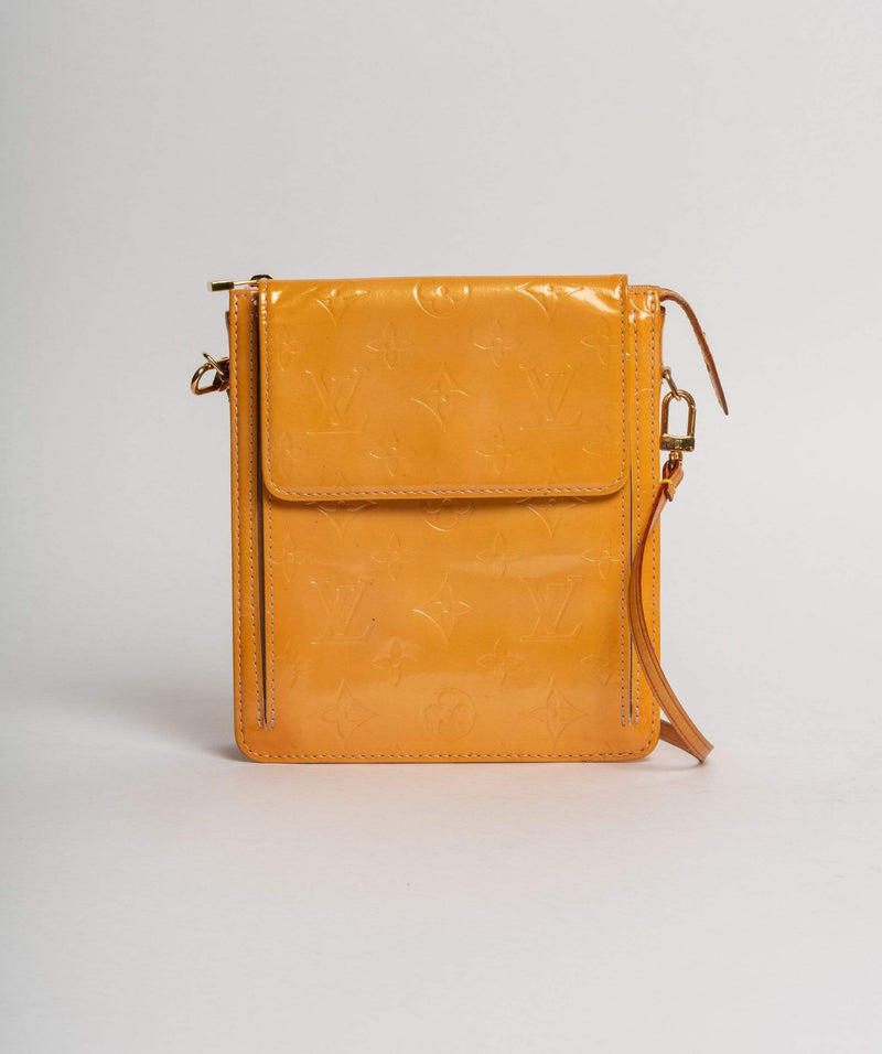 Louis Vuitton Authentic Vintage Mott Vernis Yellow Clutch Bag -  Israel