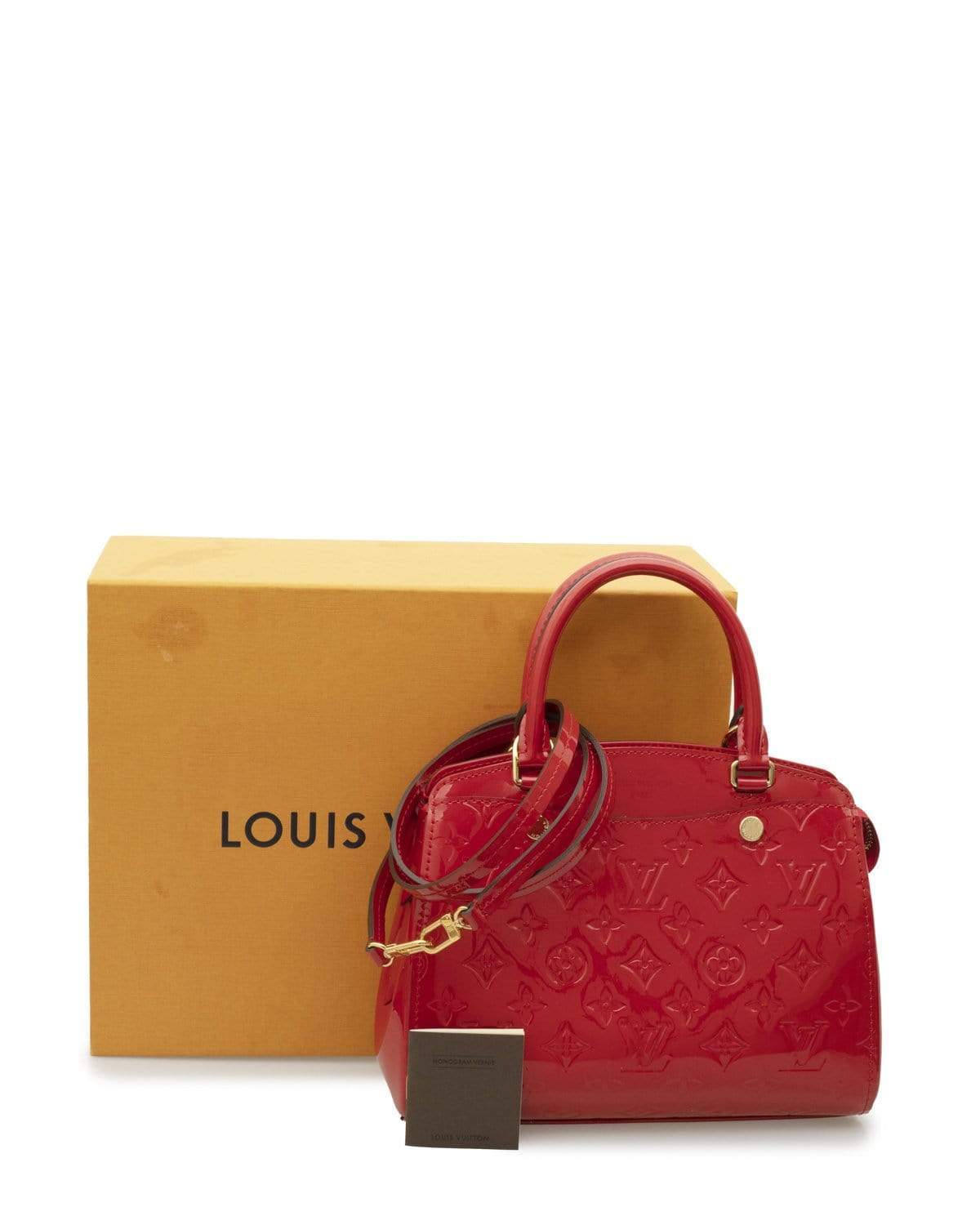 Louis Vuitton Louis Vuitton Motainge Red Vernis Small Bag - ADL1662
