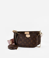 Louis Vuitton Louis Vuitton Multi Pochette Bag With Pink Strap