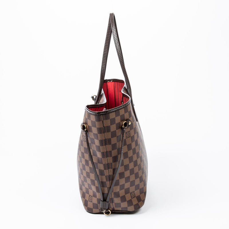 Louis Vuitton Damier Ebene Neverfull Bag MM Brown