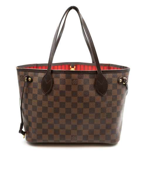 Louis Vuitton Neverfull PM Damier Ebene Shoulder Bag - AWL2383