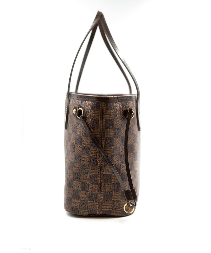 Louis Vuitton Neverfull PM Damier Ebene Shoulder Bag - AWL2383