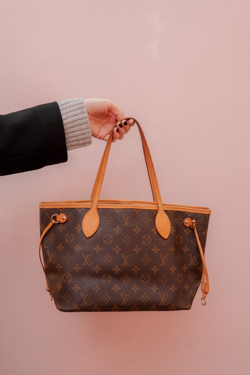 Authenticated Used Louis Vuitton LOUIS VUITTON Neverfull MM Monogram  Shoulder Bag Canvas Brown Women's 