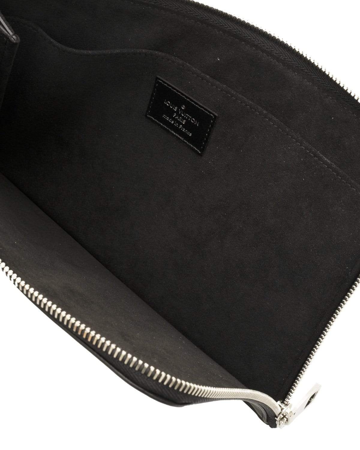 Louis Vuitton LOUIS VUITTON Nomade Pochette Jour PM Black Clutch Bag- AWL1904