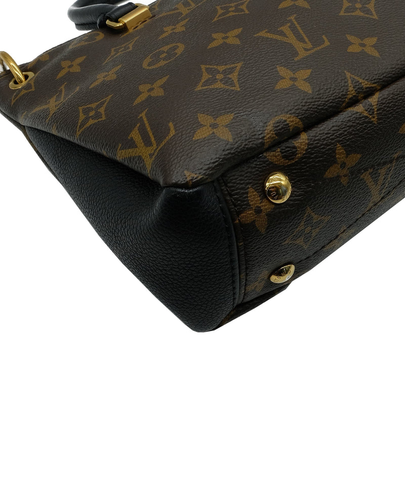 Louis Vuitton Pallas Shopper Bag - Monogram canvas and black