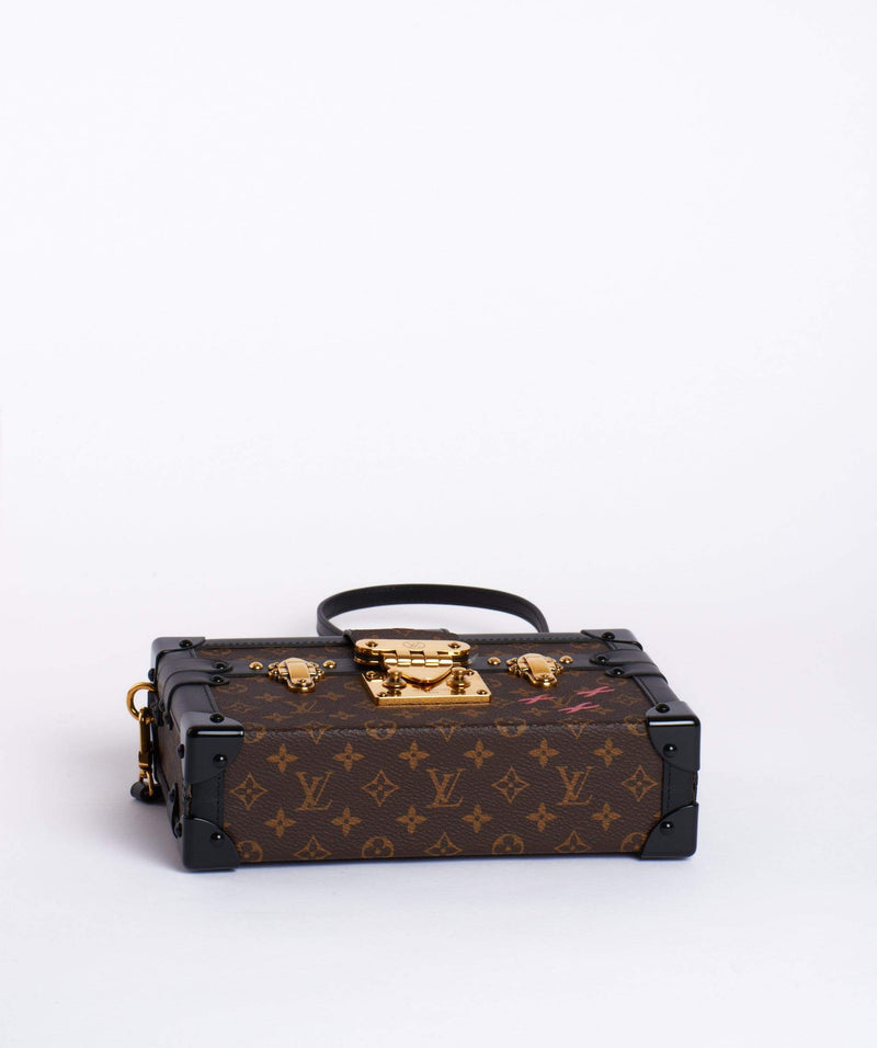 Louis Vuitton Top Quality M40273 Bright Gold Petite Malle Handbag