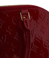 Louis Vuitton Louis Vuitton Red Alma Monogram Vernis leather handabg - ASL1214