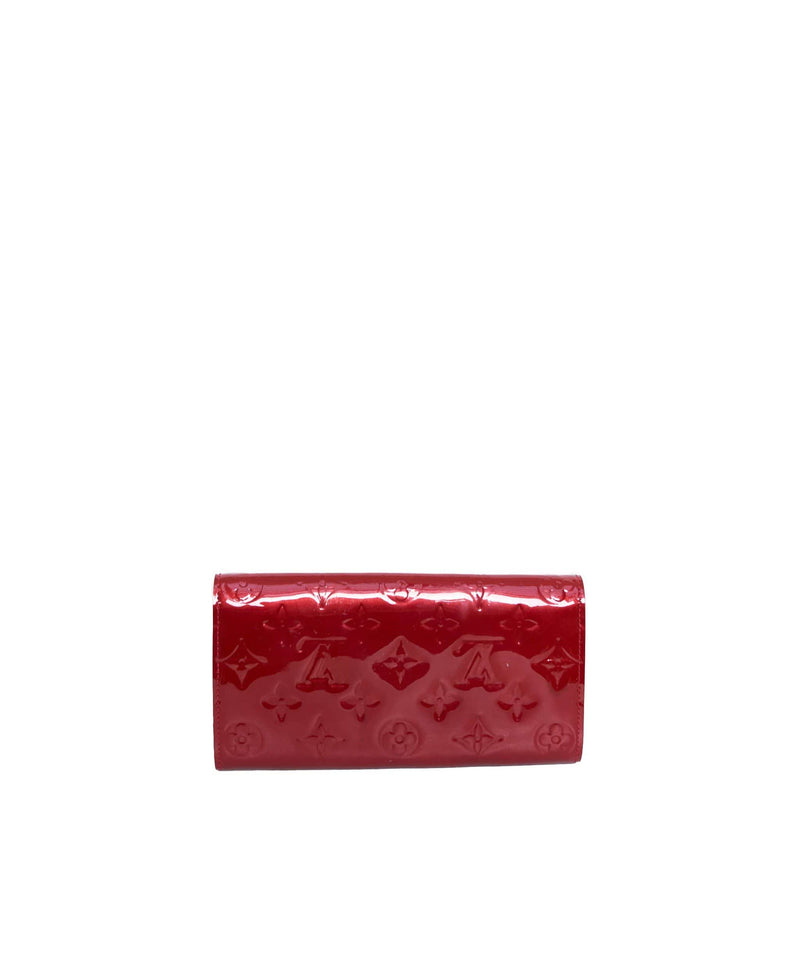 Louis Vuitton Louis Vuitton Red Alma Monogram Vernis leather wallet - ASL1215