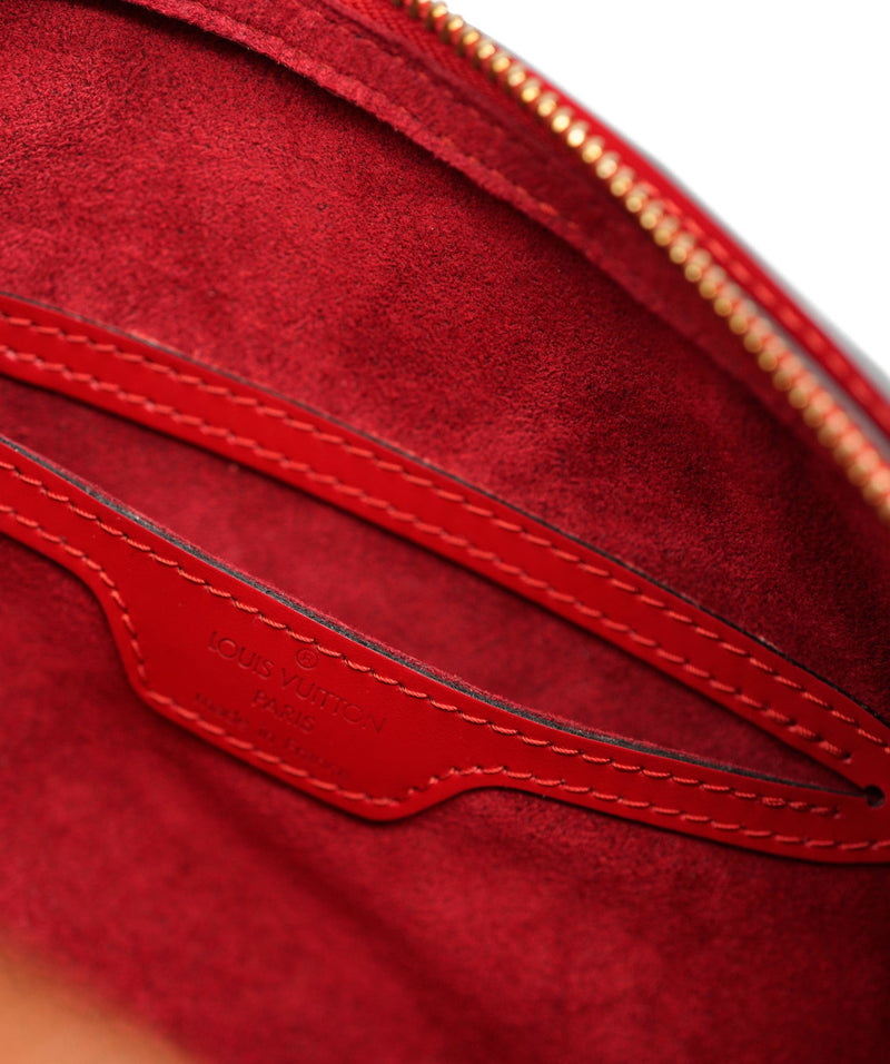 Louis Vuitton Louis Vuitton Red Epi Soufflot Shoulder Bag with GHW - AWC2115
