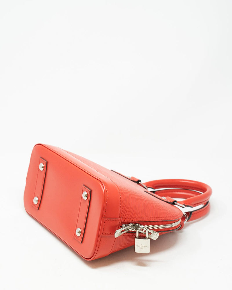 Louis Vuitton Small Alma Red Epi BB Crossbody Bag - AWL3211