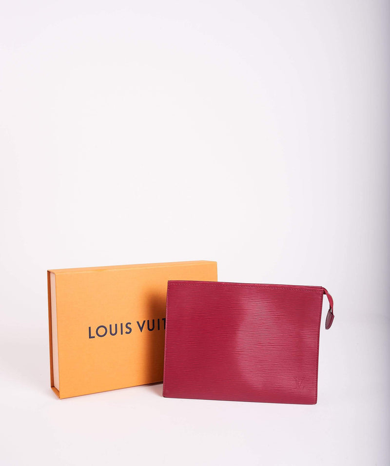 Louis Vuitton Toiletry Pouch Epi Leather 26 Red 406321