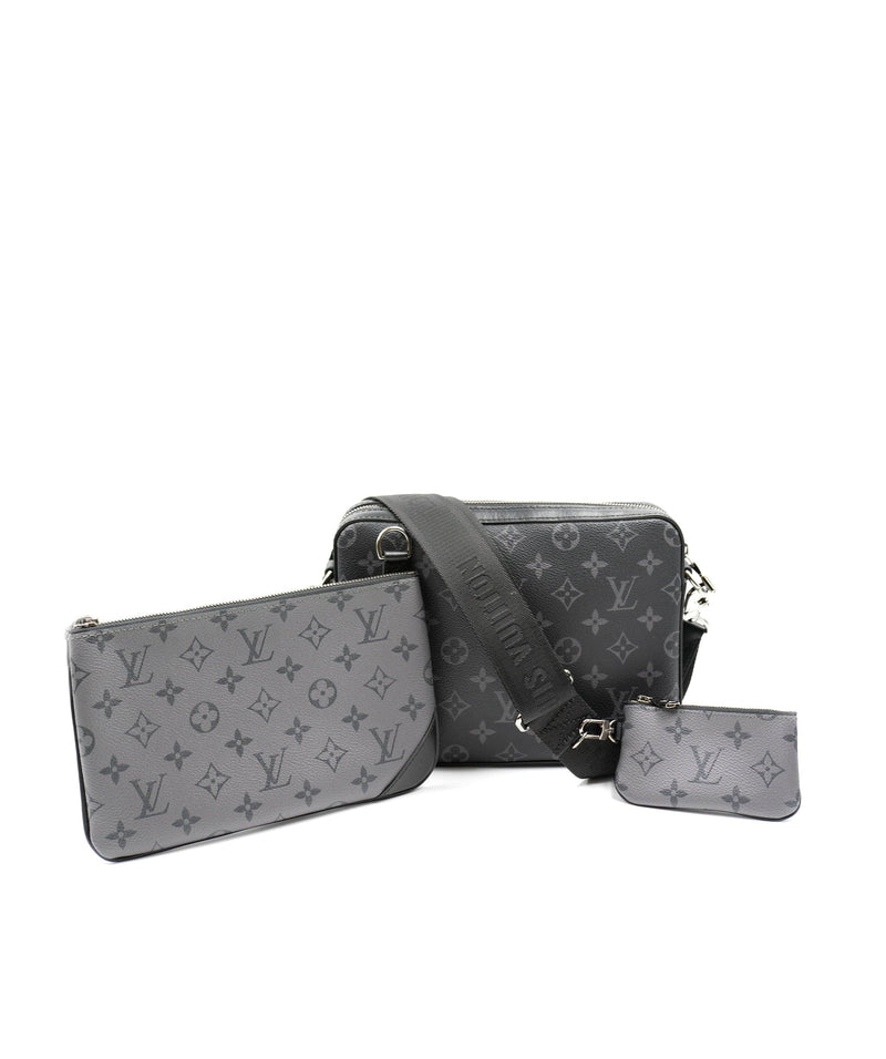 Louis Vuitton Trio Messenger crossbody bag set, Grey