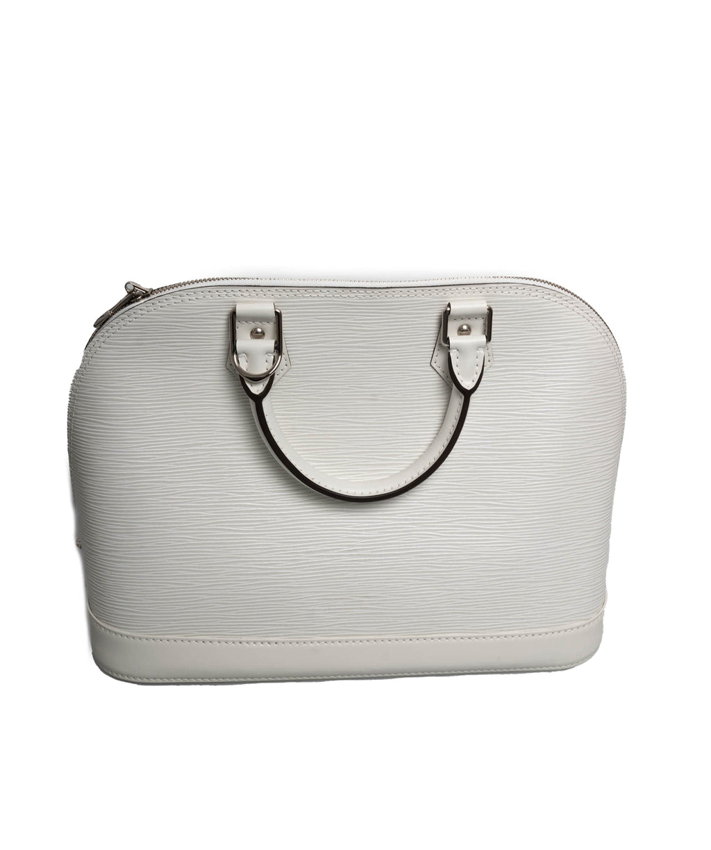 Louis vuitton best sale white alma bag