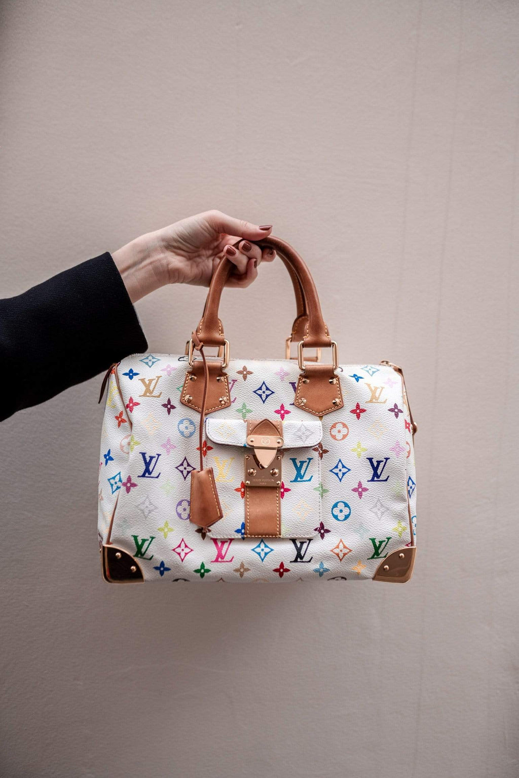 Louis Vuitton Takashi Murakami Speedy 30 Handbag, AUTHENTIC, Like New,  Flawless