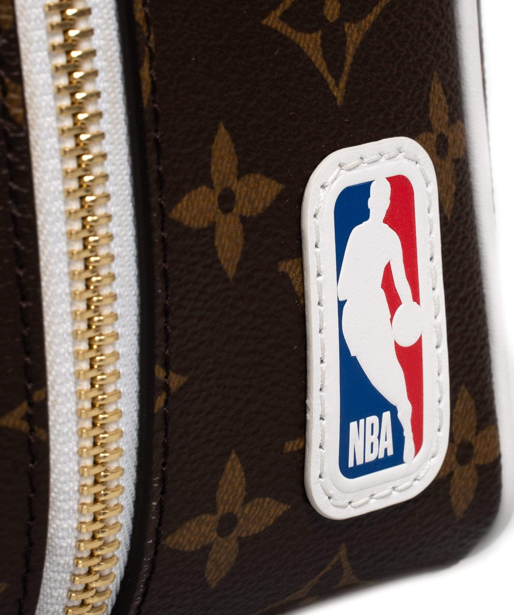 Dopp kit cloakroom leather bag Louis Vuitton X NBA Black in