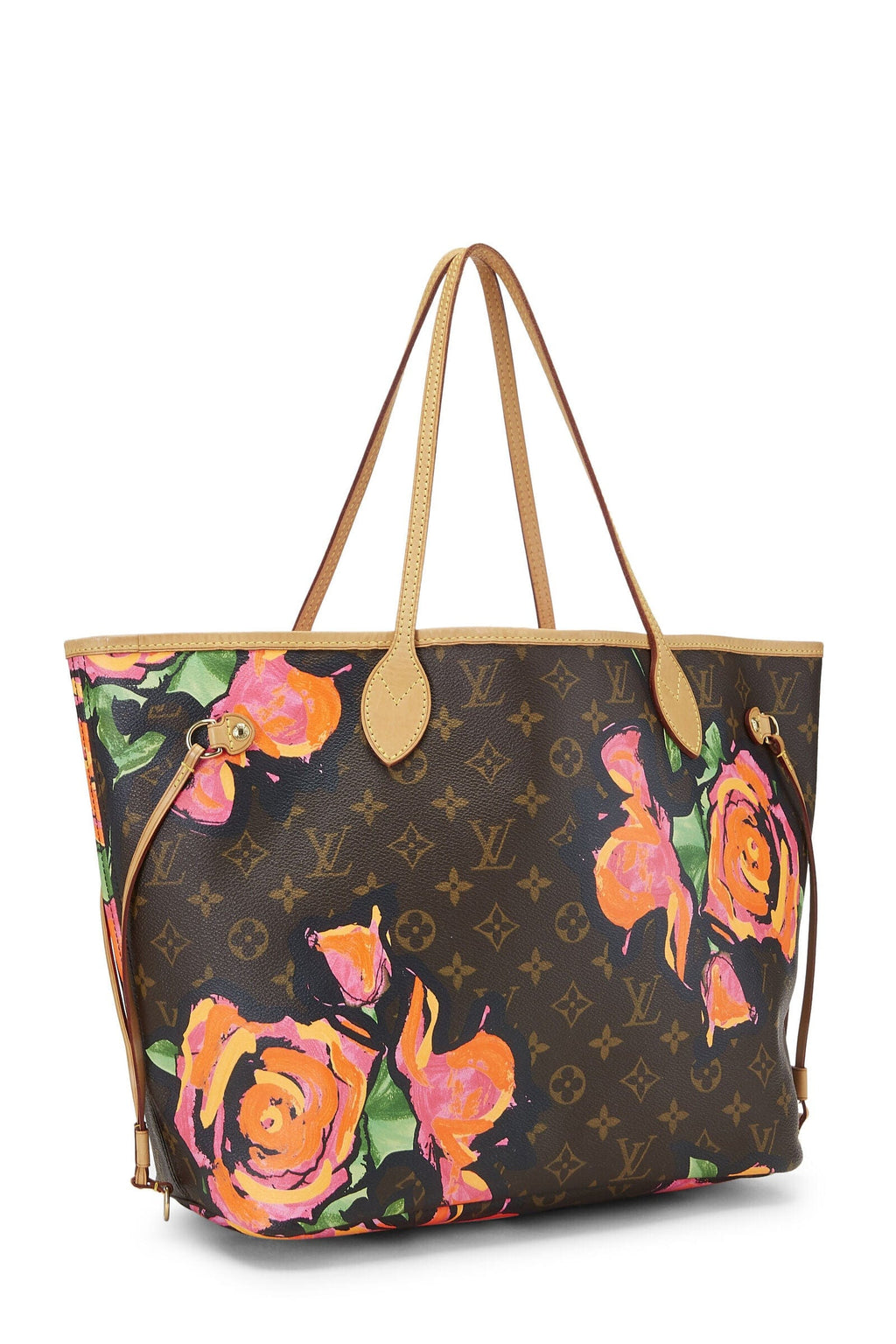 Louis Vuitton Monogram Canvas Limited Edition Stephen Sprouse Roses  Neverfull MM