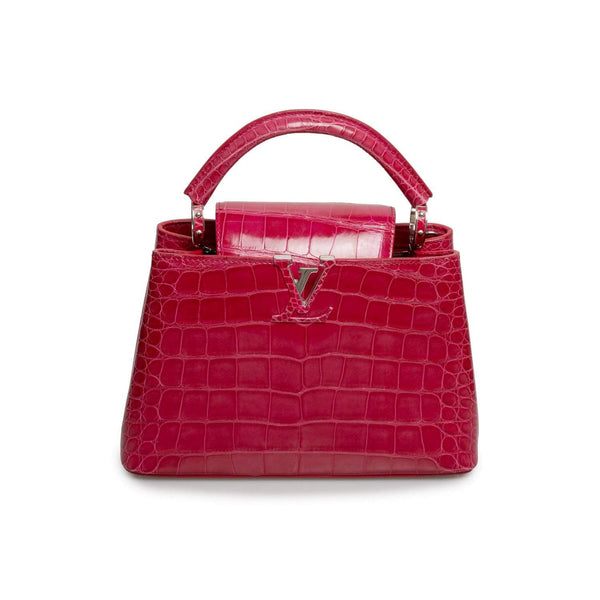 Louis Vuitton - Authenticated Capucines Handbag - Crocodile Multicolour Crocodile For Woman, Never Worn, with Tag
