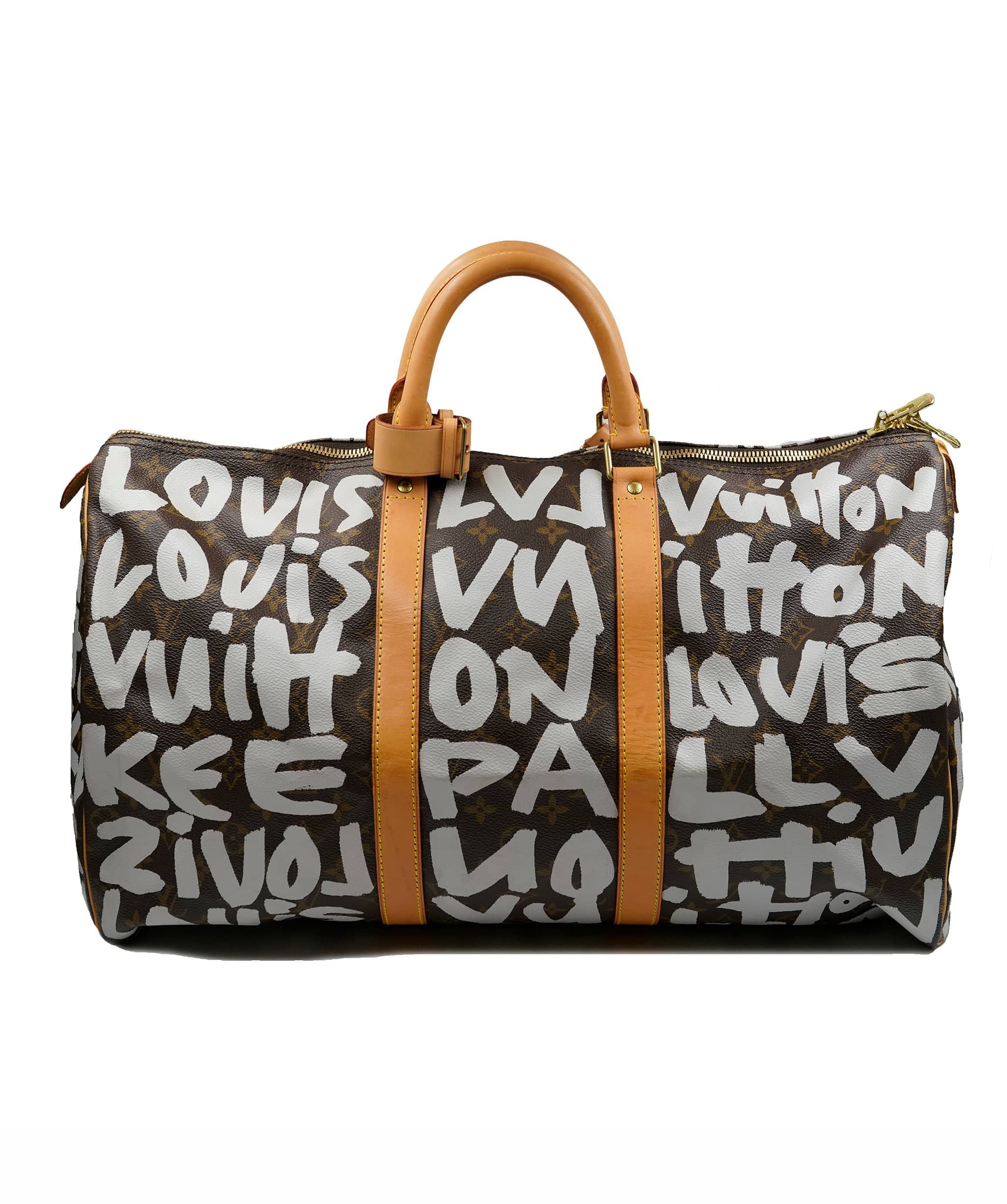 Louis Vuitton LV White Graffiti Stephen Sprouse Keepall 50 - AWL3058