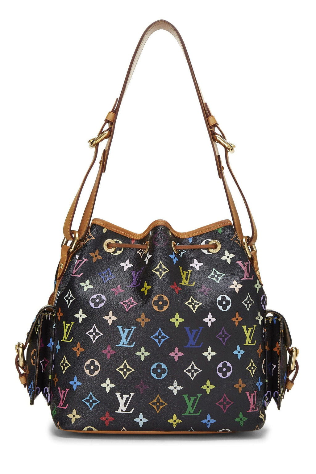 Louis Vuitton Monogram Multicolore Petit Noé - Black Bucket Bags
