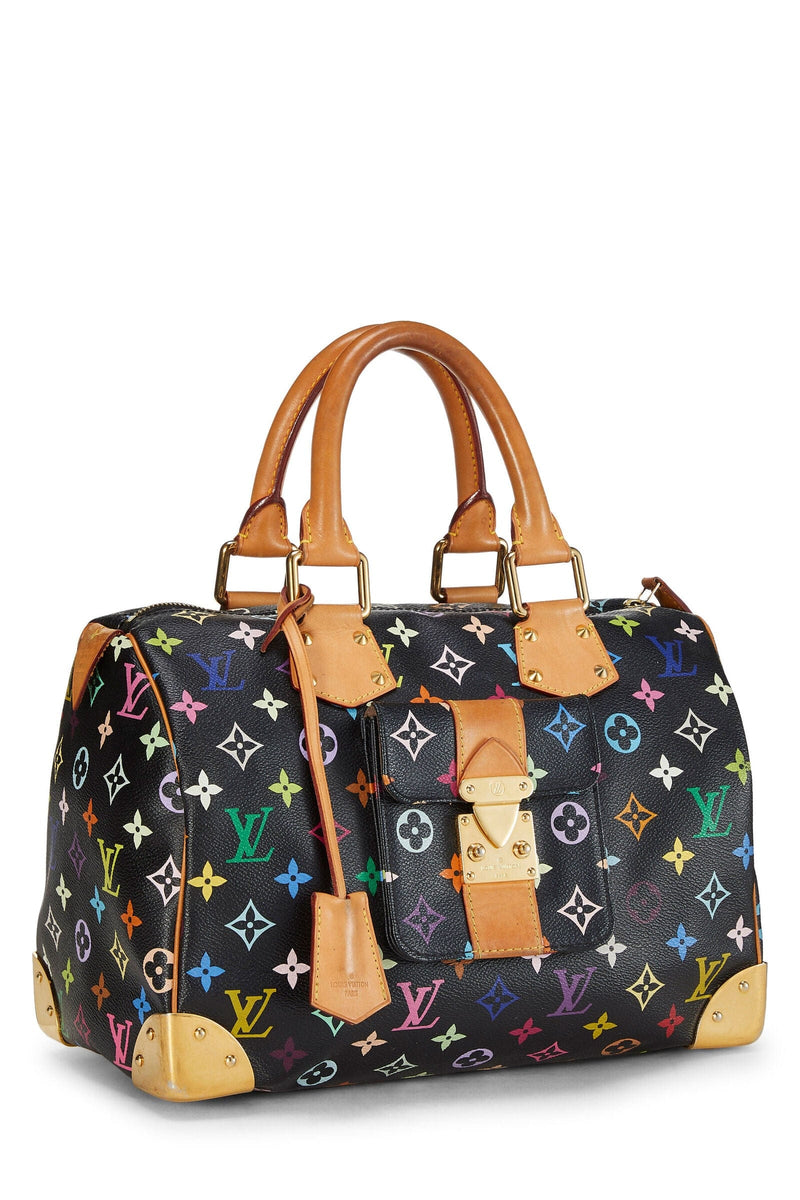 Louis Vuitton x Takashi Murakami Speedy Monogram 30 Black Multicolor - US