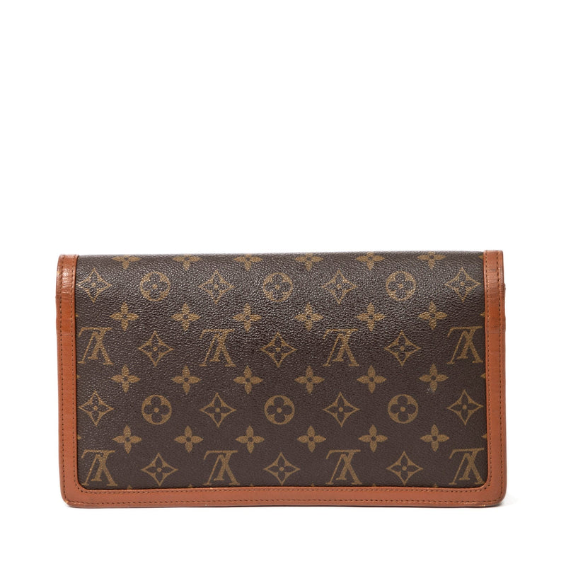 Vintage Louis Vuitton Monogram Pochette Dame GM Clutch Bag 872TH 031123 **  SNAP IS LOOSE