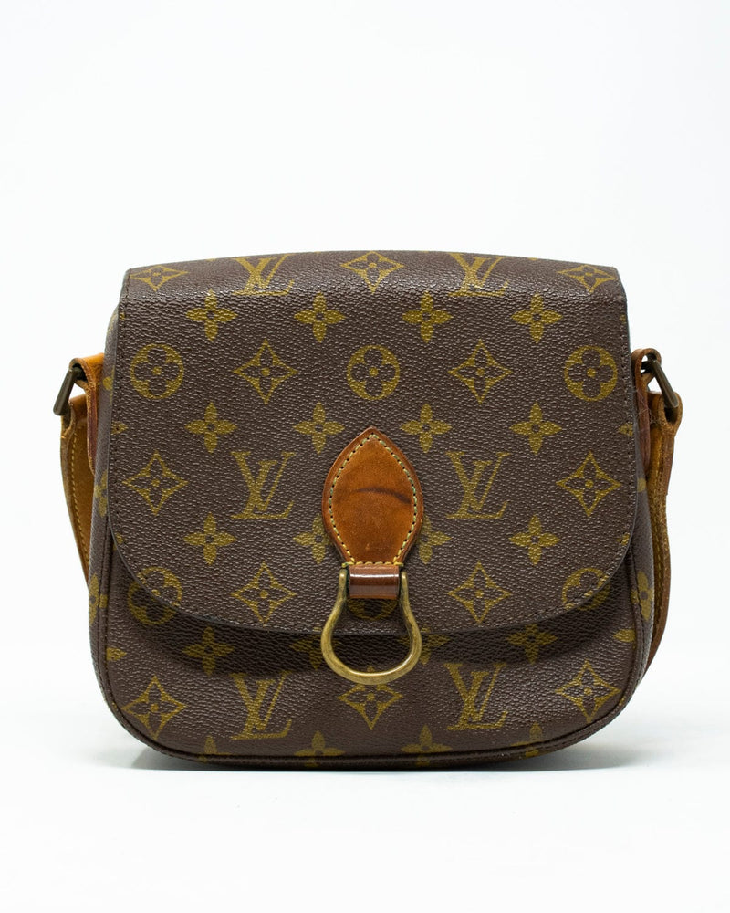Louis Vuitton, Bags, Authentic Louis Vuitton Saint Cloud Pm Vintage  Leather Crossbody Bag