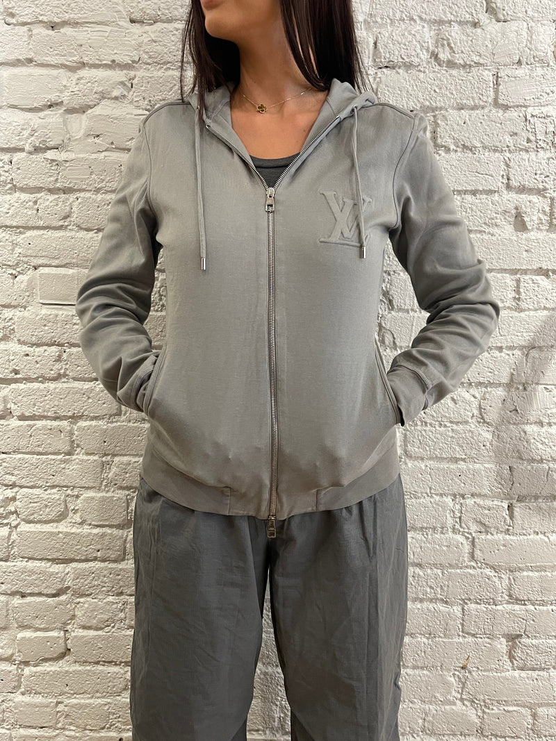 vuitton grey hoodie