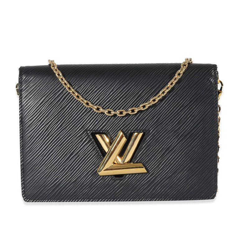 Black Louis Vuitton Purse With Chain