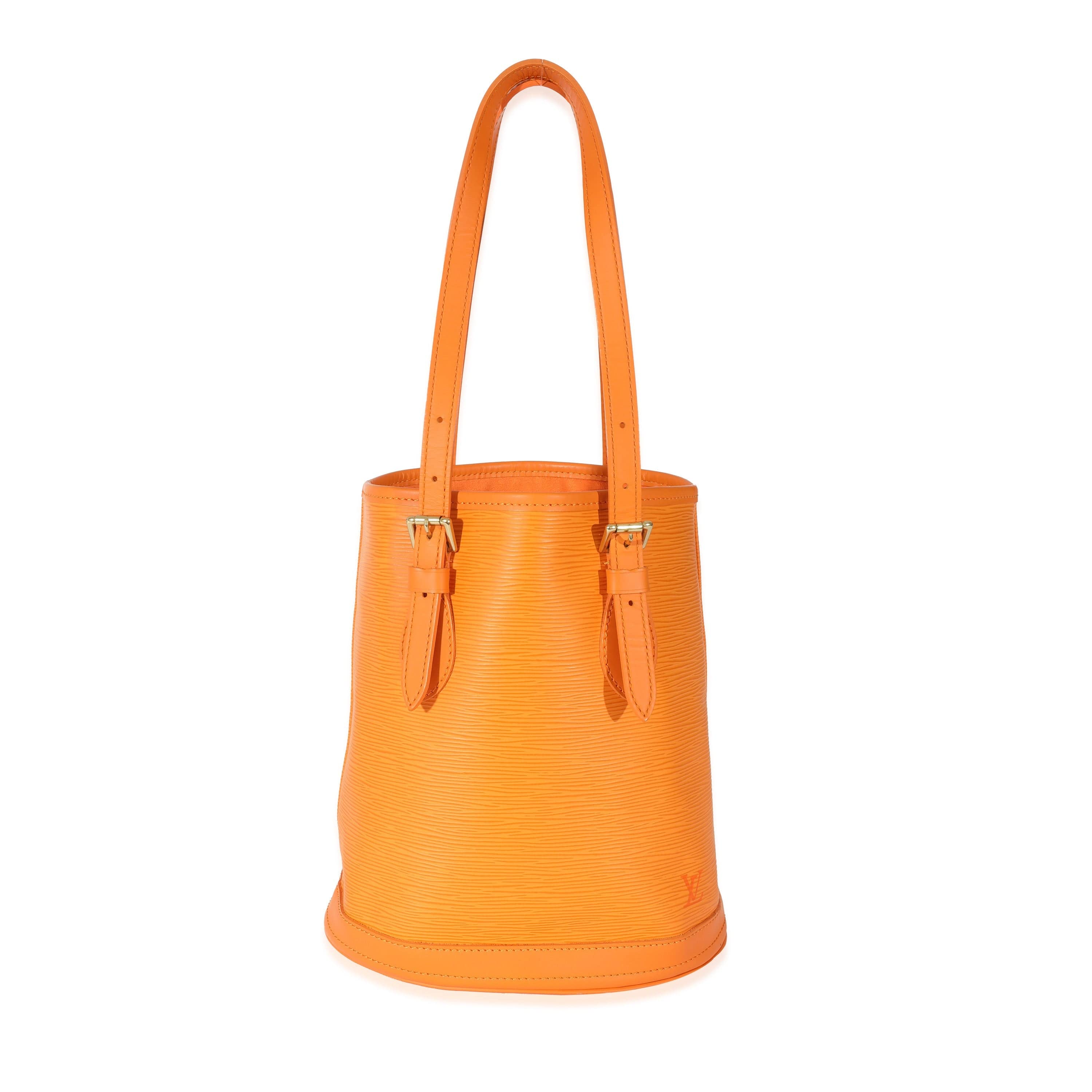 Louis Vuitton Louis Vuitton Orange Epi Petit Bucket
