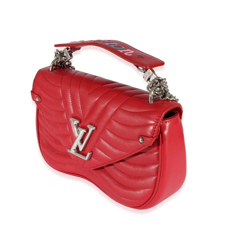 Louis Vuitton Red Leather New Wave Chain PM – LuxuryPromise