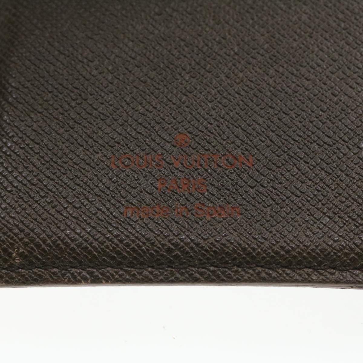 Louis Vuitton LOUIS VUITTON Damier Ebene Agenda PM Day Planner Cover CA0958