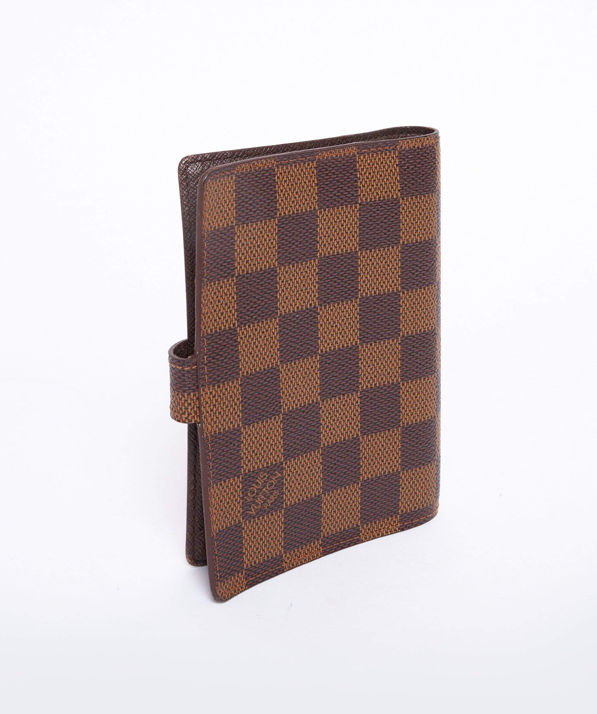 Louis Vuitton LOUIS VUITTON Damier Ebene Agenda PM Day Planner Cover CA0958