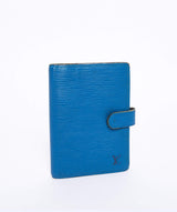 Louis Vuitton LOUIS VUITTON Epi Agenda PM Day Planner Cover Blue CA0977