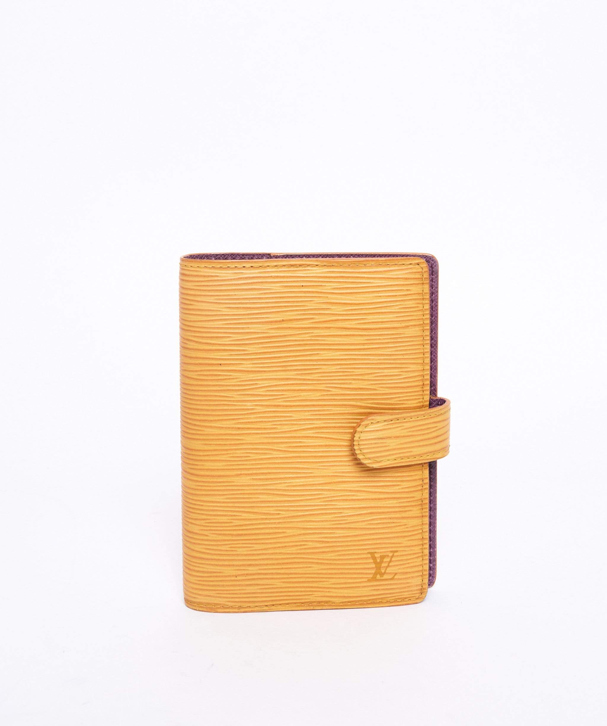 Louis Vuitton LOUIS VUITTON Epi Agenda PM Day Planner Cover Yellow CA0938