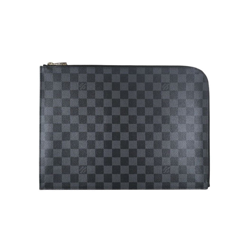 Louis Vuitton - Authenticated Pochette Jour GM Bag - Cloth Black for Men, Very Good Condition