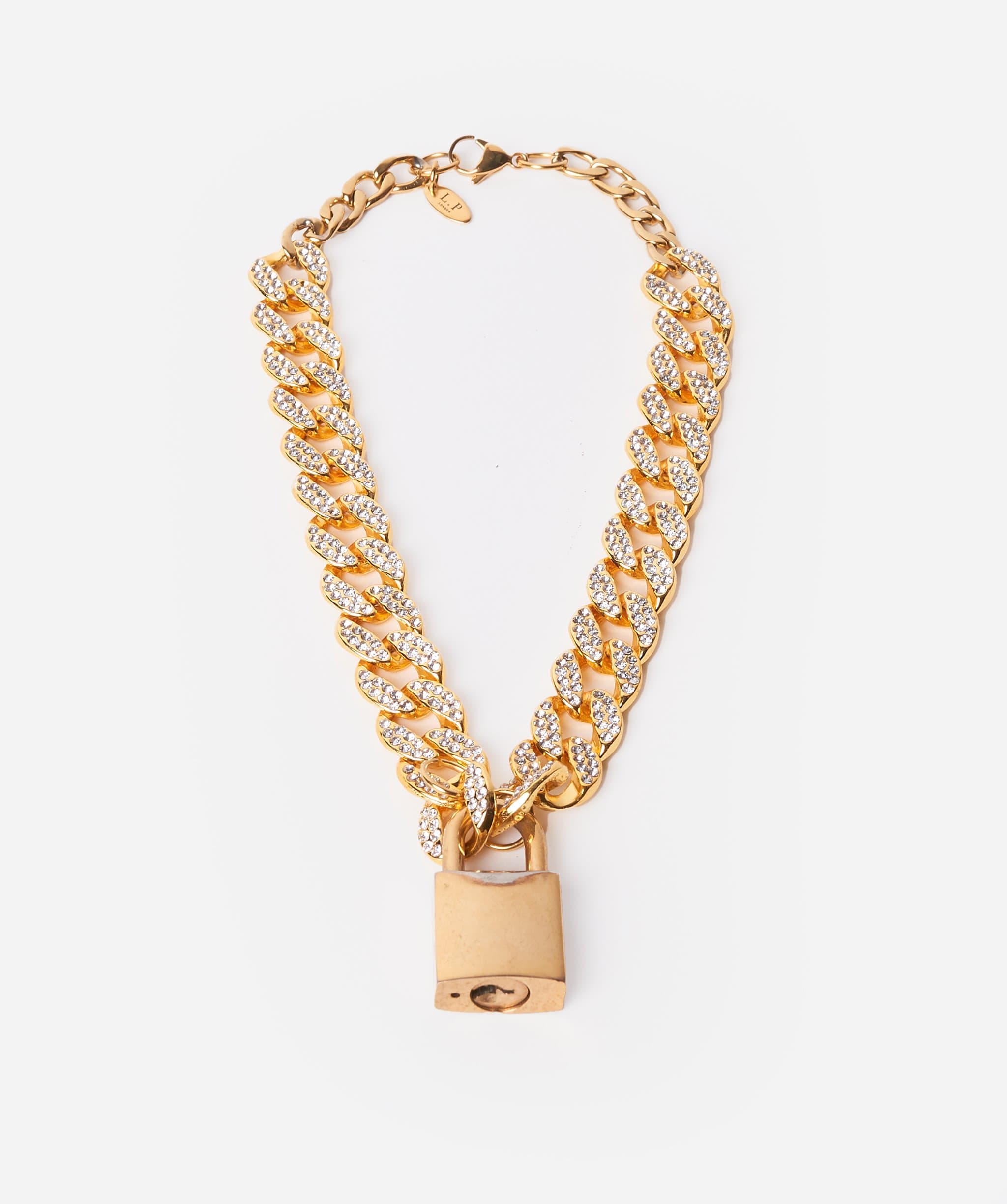 Buy Pre Loved Luxury Promise Chunky Chain with Crystal Details Products ...