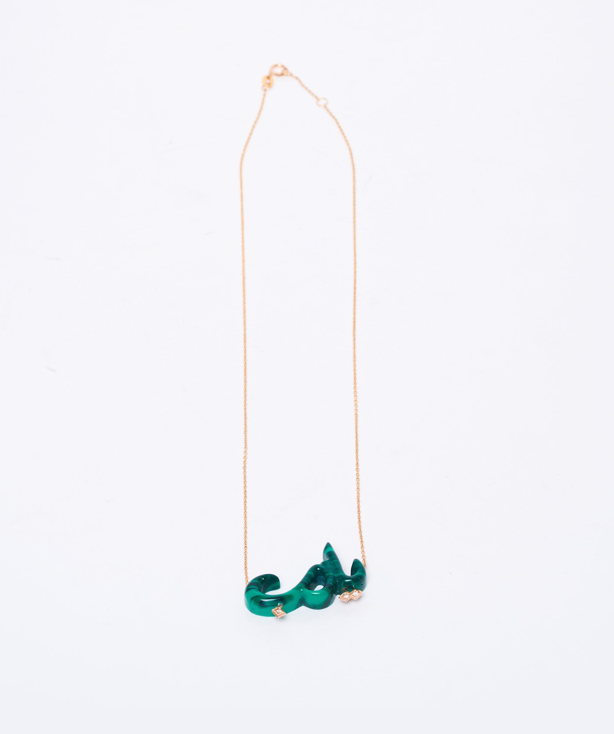 Luxury Promise Green necklace Arabic