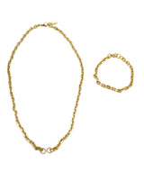 Luxury Promise Luxury Promise Necklace and Bracelet set for Padlocks - AWL4211
