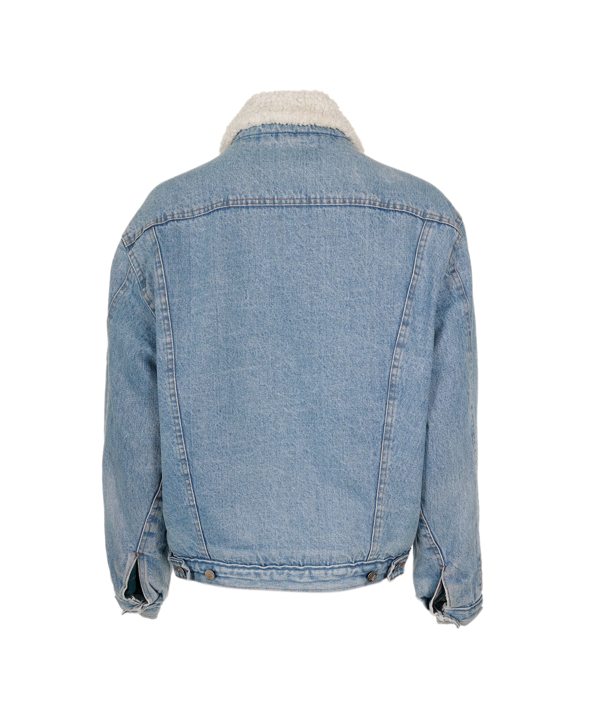 Luxury Promise Denim Jacket shearling   ASL4903