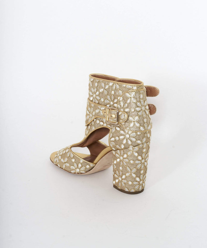 Luxury Promise Laurence Dacade Gold Shoes