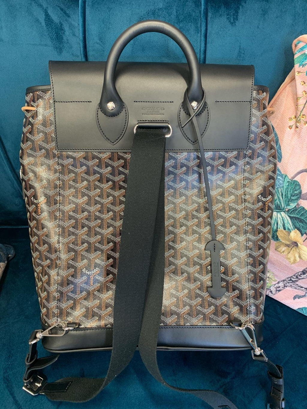 Goyard Steamer Backpack (With Straps)