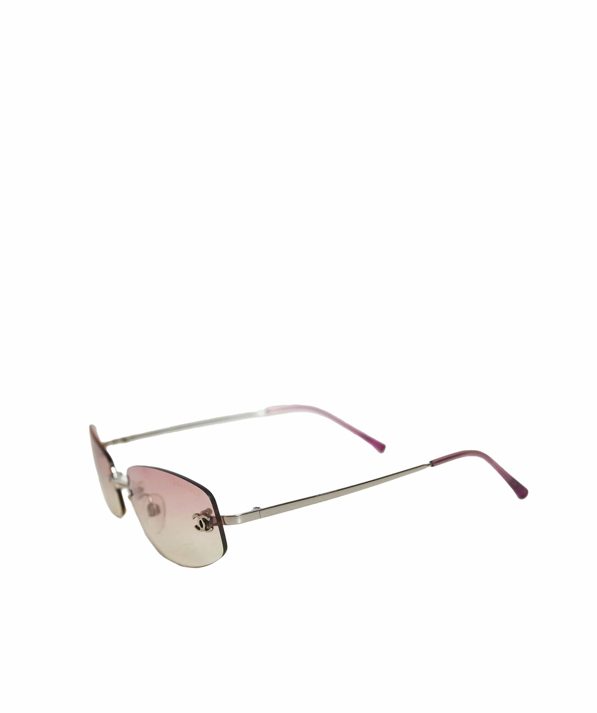 Luxury Promise Chanel Vintage Pink Brown Sunglasses