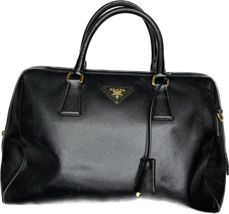 83234 Prada Black Saffiano Leather Handbag