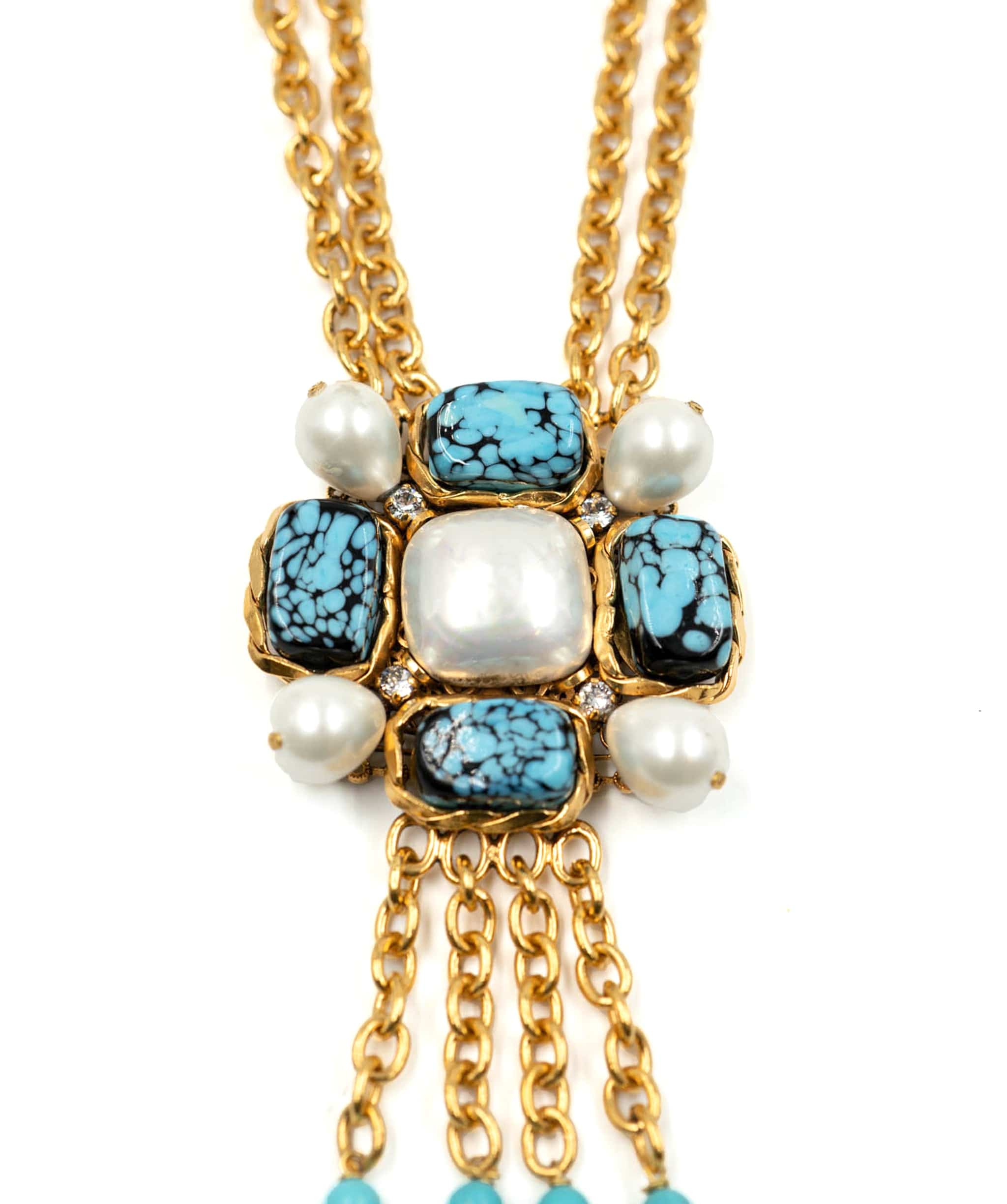 LuxuryPromise Chanel Turquoise Necklace ASL4058