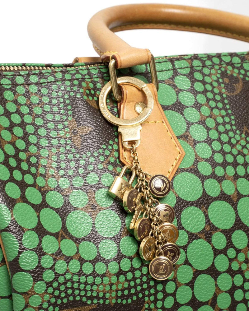 Rework Vintage Louis Vuitton Pastilles Silver and Green Flower